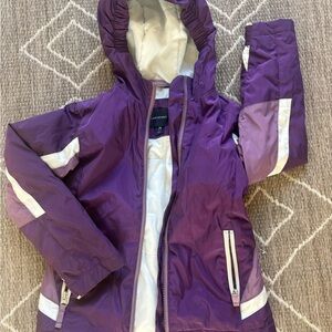 Girls 5-6 Lands’ End Ski Jacket with Hood